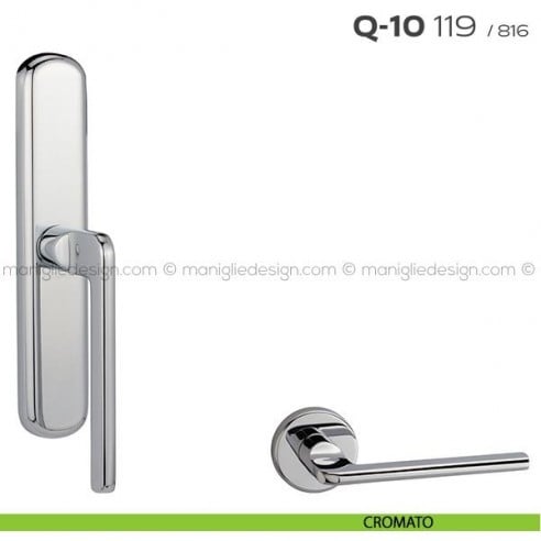 Maniglia cremonese per finestra Q-10 119 Reguitti cromato