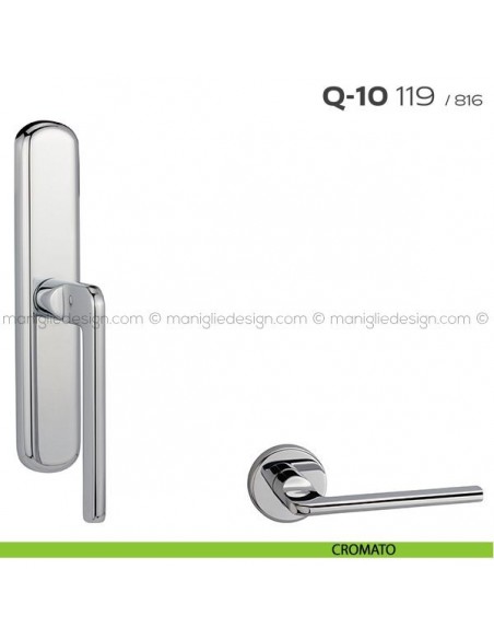 Maniglia cremonese per finestra Q-10 119 Reguitti cromato