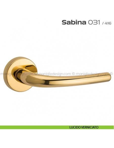 Maniglia per porta 031 Sabina Reguitti lucido verniciato