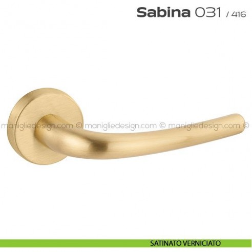 Maniglia per porta 031 Sabina Reguitti satinato verniciato