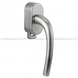 Maniglia per finestra DK con pulsante su placca 031 Sabina Reguitti