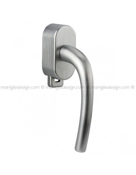 Maniglia per finestra DK con pulsante su placca 031 Sabina Reguitti