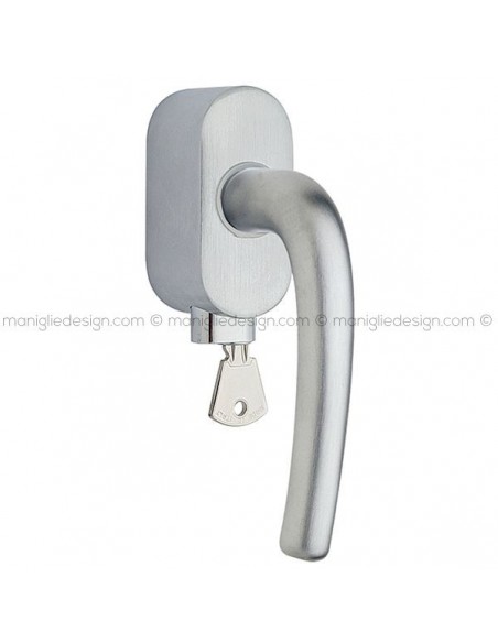 Maniglia per finestra martellina DK con chiave 031 Sabina Reguitti
