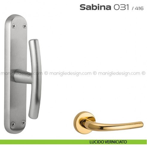 Maniglia per finestra cremonese 031 Sabina Reguitti lucido verniciato