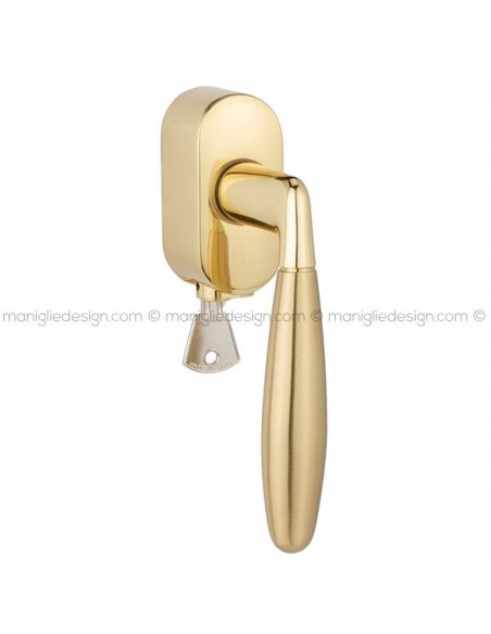 Maniglia per finestra martellina DK con chiave 173 Sasha Reguitti