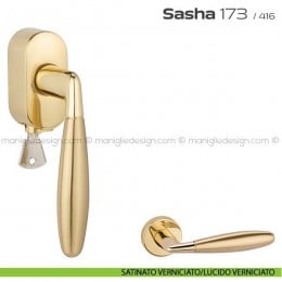 Maniglia per finestra martellina DK con chiave 173 Sasha Reguitti 2