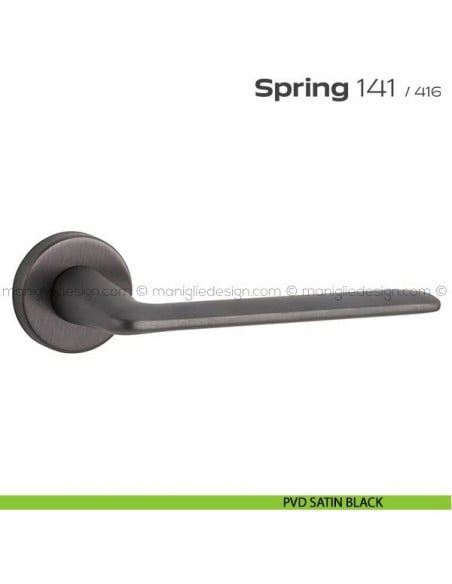 Maniglia per porta 141 Spring T. Reguitti PVD satin black
