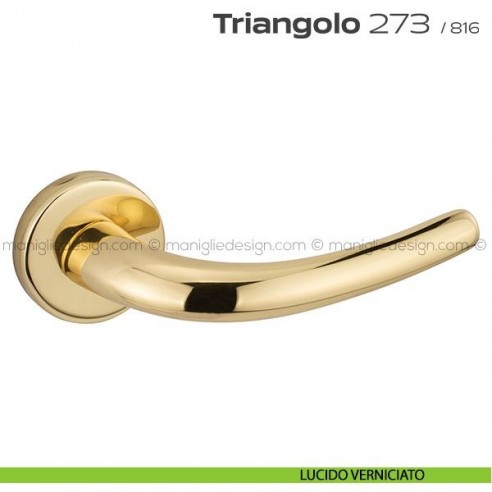 Maniglia per porta 273 Triangolo Reguitti lucido verniciato