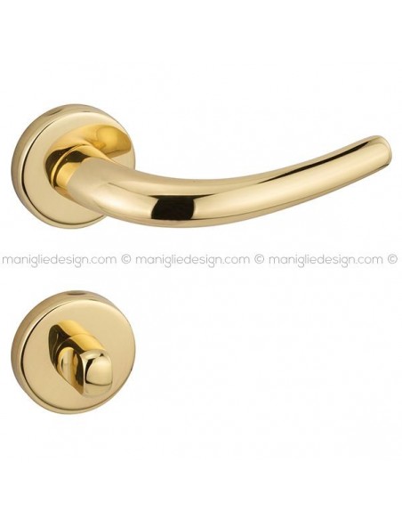 Maniglia per porta con nottolino 273 Triangolo Reguitti