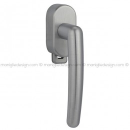 Maniglia per finestra DK con pulsante su placca 336 Waltham Reguitti