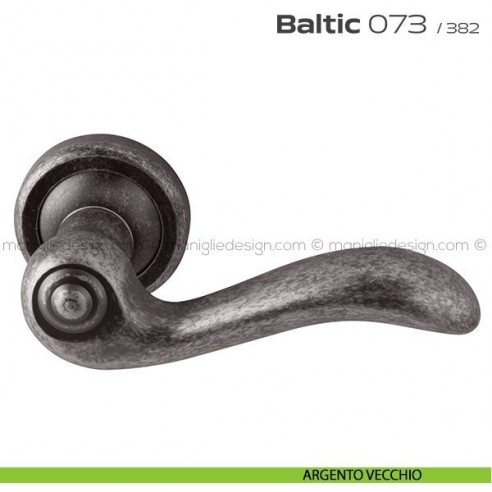 Maniglia per porta 073 Baltic Reguitti argento vecchio
