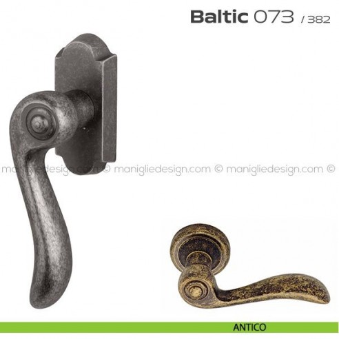 Maniglia martellina DK per finestra 073 Baltic Reguitti antico