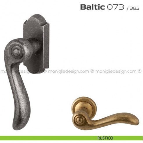 Maniglia martellina DK per finestra 073 Baltic Reguitti rustico