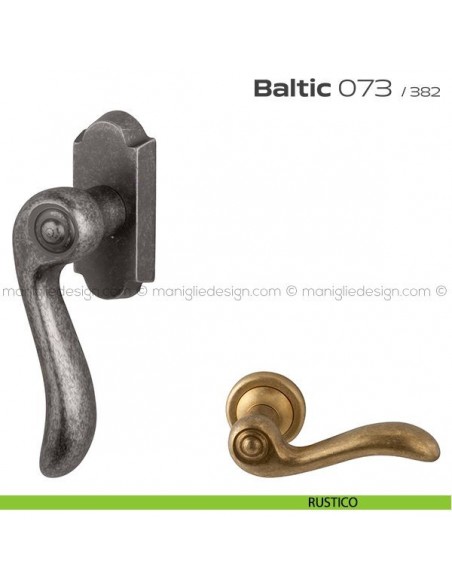 Maniglia martellina DK per finestra 073 Baltic Reguitti rustico