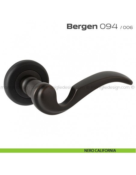 Maniglia per porta 094 Bergen Reguitti nero california