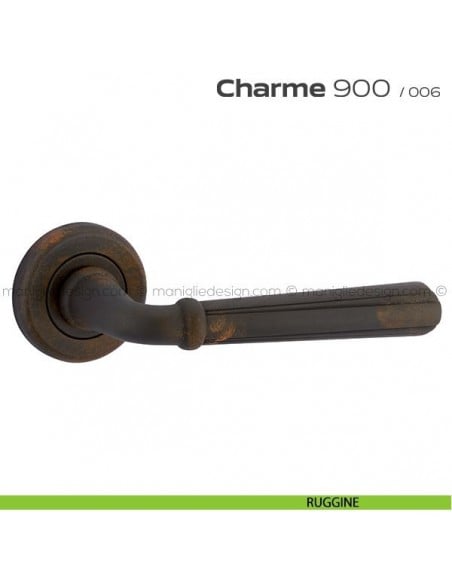 Maniglia per porta 900 Charme Reguitti ruggine