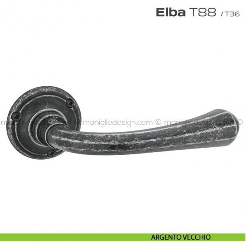 Maniglia per porta T88 Elba Reguitti argento vecchio