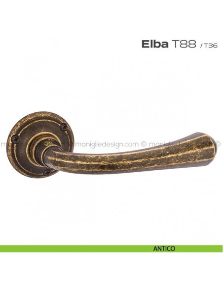 Maniglia per porta T88 Elba Reguitti antico