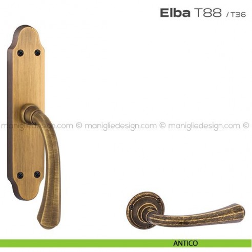 Maniglia per finestra cremonese T88 Elba Reguitti antico