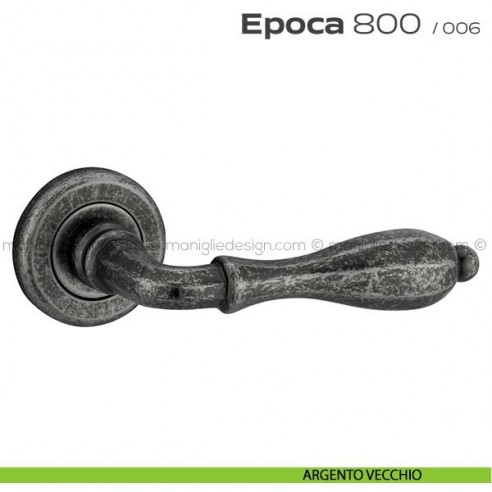 Maniglia per porta 800 Epoca Reguitti argento vecchio