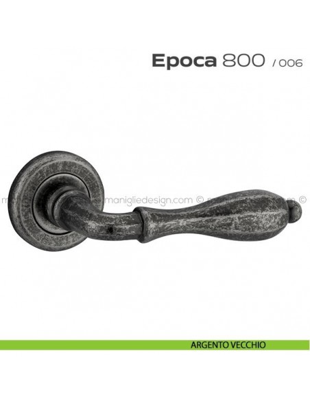 Maniglia per porta 800 Epoca Reguitti argento vecchio