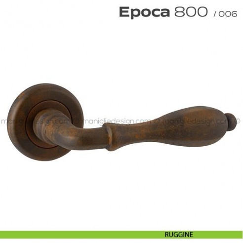 Maniglia per porta 800 Epoca Reguitti ruggine