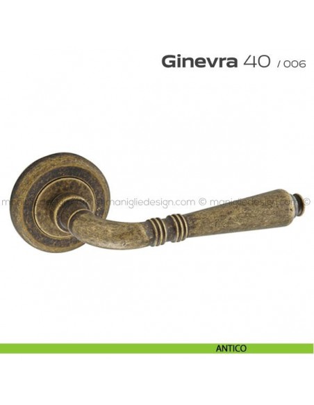 Maniglia per porta Ginevra 40 Reguitti antico