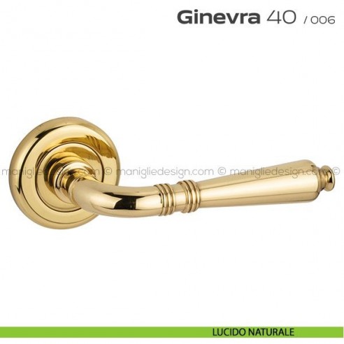 Maniglia per porta Ginevra 40 Reguitti lucido naturale