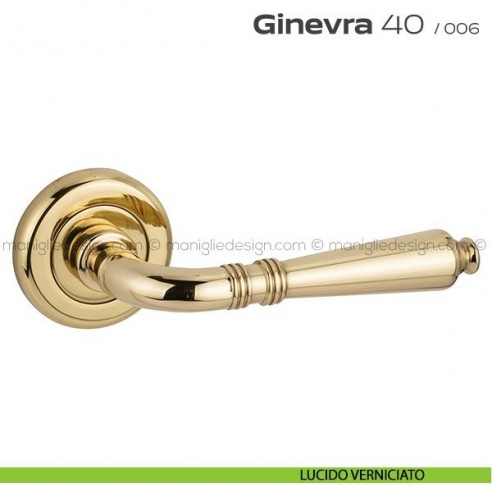 Maniglia per porta Ginevra 40 Reguitti lucido verniciato