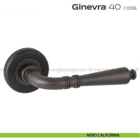 Maniglia per porta Ginevra 40 Reguitti nero california