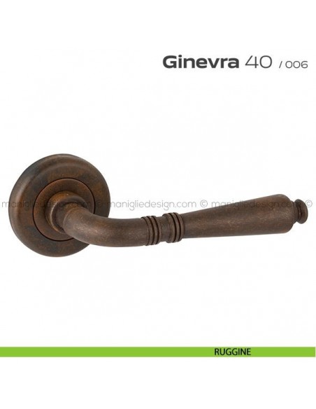 Maniglia per porta Ginevra 40 Reguitti ruggine