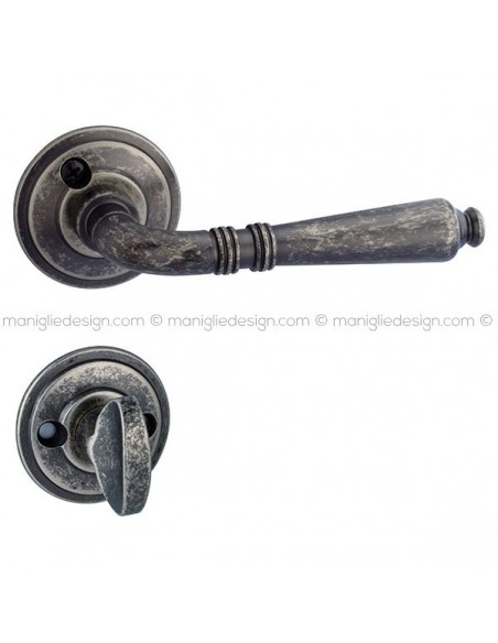 Maniglia per porta con nottolino 40 Ginevra Reguitti con viti a vista