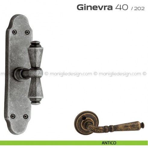Maniglia per finestra cremonese 40 Ginevra Reguitti antico