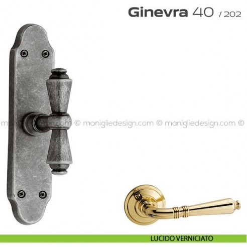 Maniglia per finestra cremonese 40 Ginevra Reguitti lucido verniciato