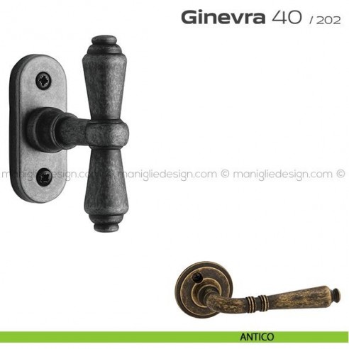 Maniglia per finestra martellina 40 Ginevra Reguitti antico