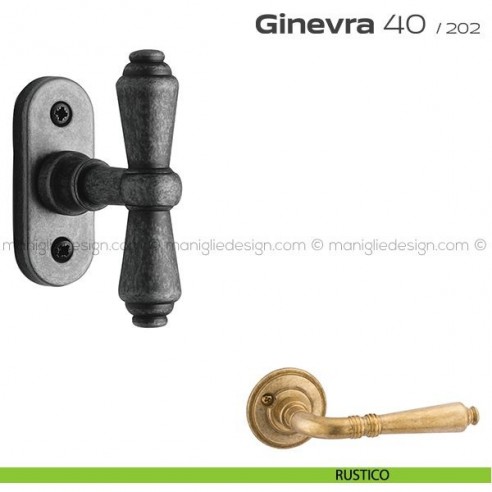 Maniglia per finestra martellina 40 Ginevra Reguitti rustico