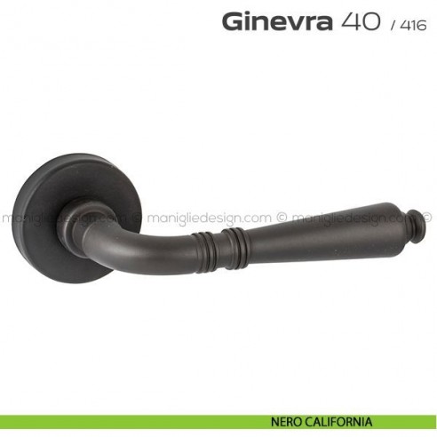 Maniglia per porta 40 Ginevra Reguitti nero california