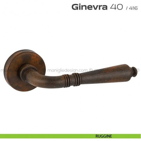 Maniglia per porta 40 Ginevra Reguitti ruggine
