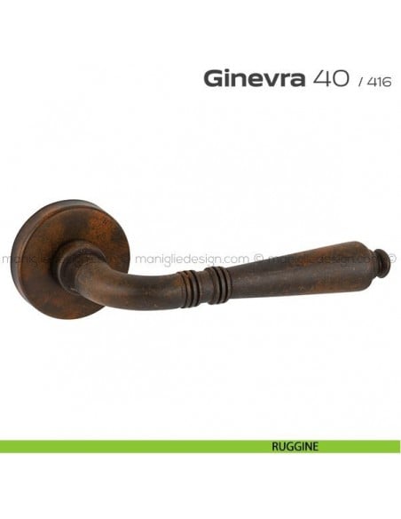 Maniglia per porta 40 Ginevra Reguitti ruggine