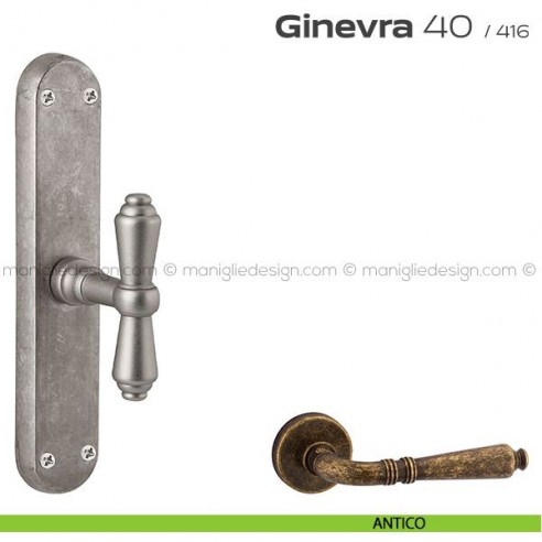 Maniglia cremonese per finestra 40 Ginevra Reguitti antico