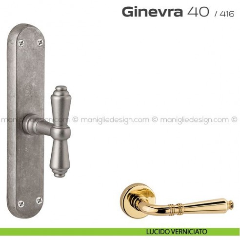 Maniglia cremonese per finestra 40 Ginevra Reguitti lucido verniciato