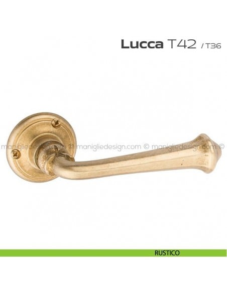 Maniglia per porta T42 Lucca Reguitti rustico