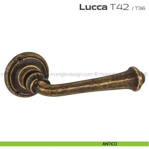 Maniglia per porta T42 Lucca Reguitti antico