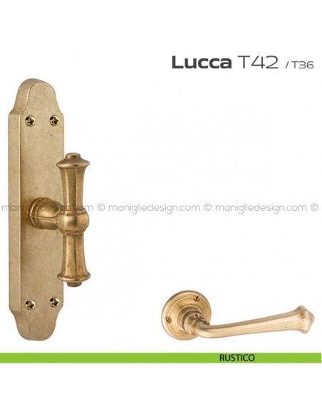 Maniglia per finestra cremonese T42 Lucca Reguitti rustico
