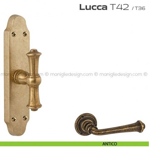 Maniglia per finestra cremonese T42 Lucca Reguitti antico
