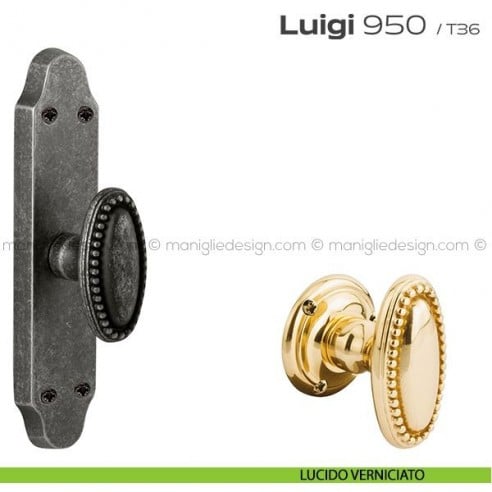 Maniglia per finestra cremonese 950 Luigi Reguitti lucido verniciato