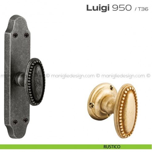 Maniglia per finestra cremonese 950 Luigi Reguitti rustico