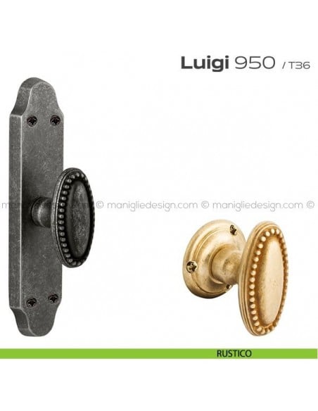 Maniglia per finestra cremonese 950 Luigi Reguitti rustico