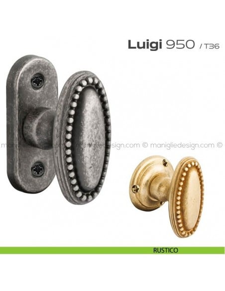 Maniglia per finestra martellina 950 Luigi Reguitti rustico