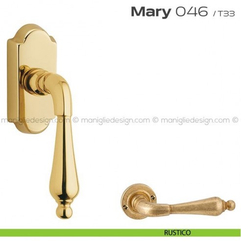 Maniglia per finestra martellina DK 46 Mary Reguitti rustico